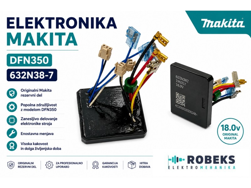 Elektronika Makita DFN350, 632N38-7
