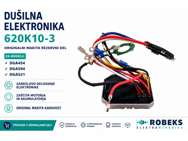 Elektronika Makita, za DGA454, DGA504, DGA521, 620K10-3