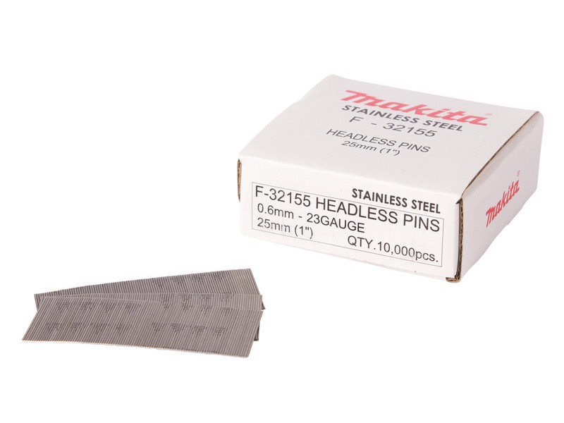 Žeblji za pripenjanje, brez glave 23GA, 25mm, Pakiranje: 10.000kos, F-32155