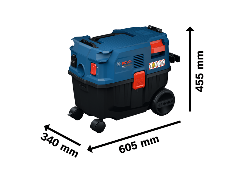 Večnamenski sesalnik Bosch PRO GAS12-25LS, 06019S3100