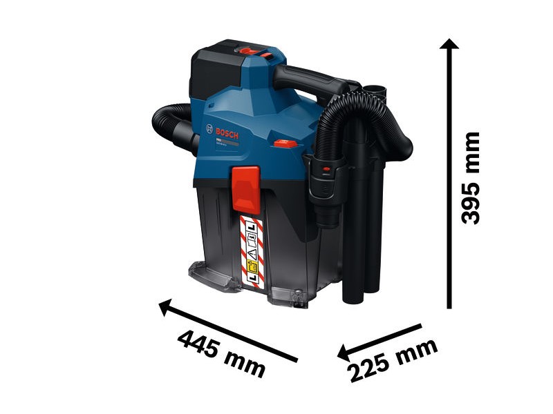 Akumulatorski sesalnik za prah Bosch GAS18V-6LS, 06019K2100