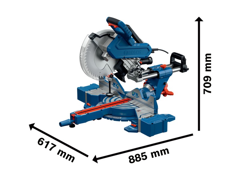 Zajeralna žaga Bosch GCM 340-305 D, 0601B60000