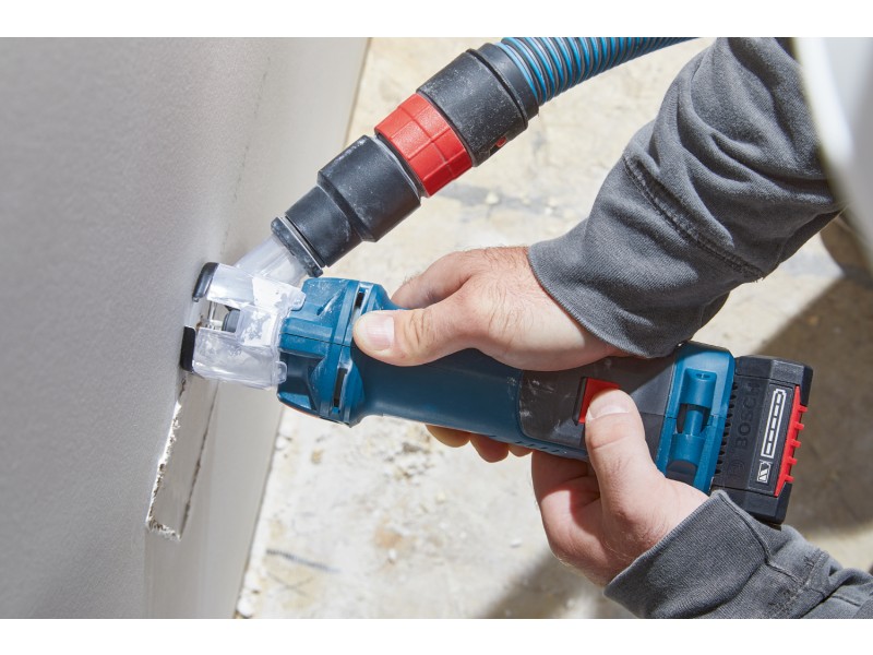 Akumulatorski rezkalnik suhomontažnih plošč Bosch GCU 18V-30, 06019K8000