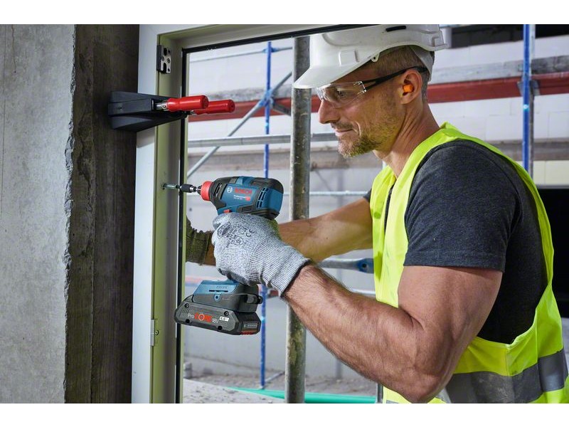 Akumulatorski udarni vijačnik Bosch GDX 18V-200 v L-boxxu, 18V, 1/4