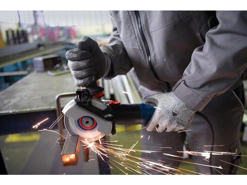 Kotni brusilnik Bosch s sistemom X-LOCK GWX 17-125 S, 125mm, 2.2kg, 06017D2300