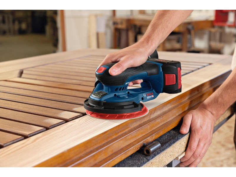 Akumulatorski ekscentrični brusilnik GEX 18V-150-3, 0601372904