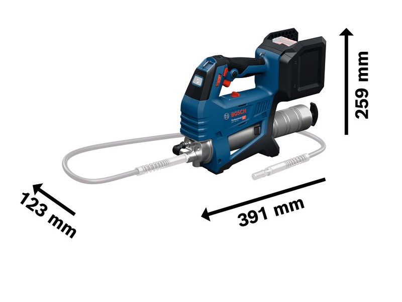 Akumulatorska pištola za mazanje Bosch GFP 18V-10, 06019N6001
