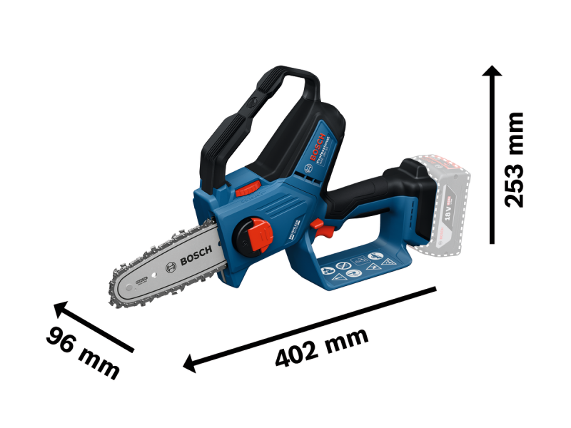 Akumulatorska žaga za obrezovanje Bosch  GKE 18V-15, 06008D7000