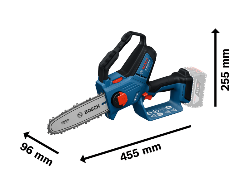 Akumulatorska žaga za obrezovanje Bosch GKE 18V-20, 06008D7100