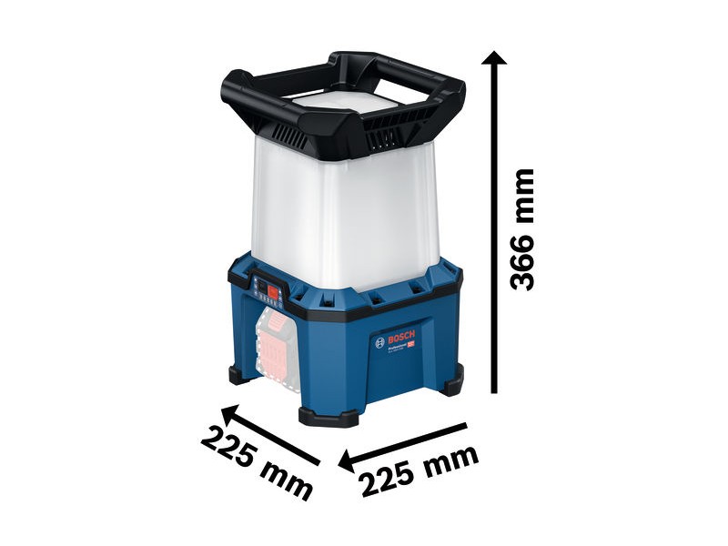 Brezžična svetilka za uporabo na gradbišču Bosch GLA 18VH-7500, 06014A5000