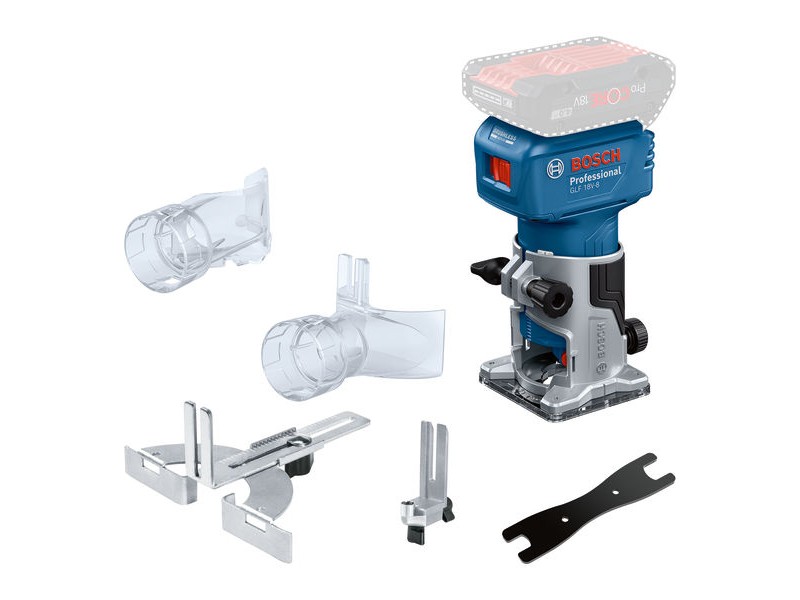 Akumulatorski namizni rezkalnik Bosch GLF 18V-8, 06016C6000