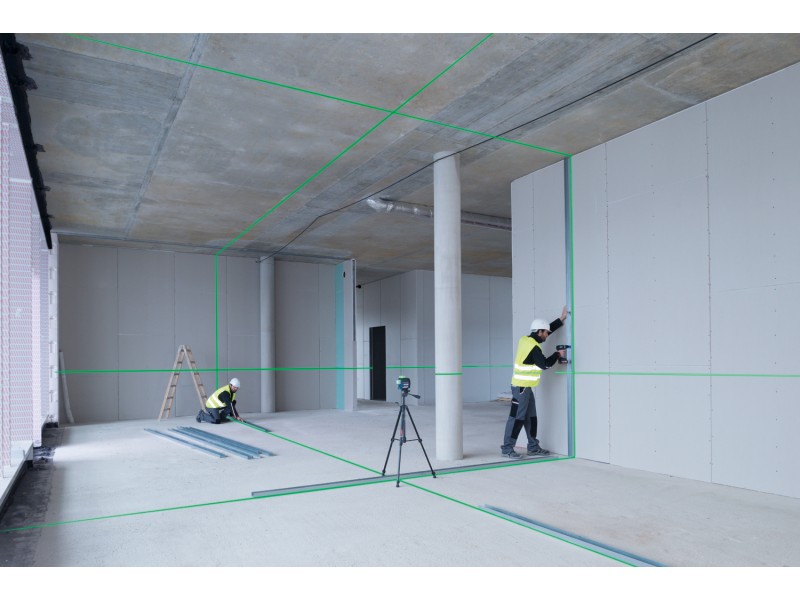 Linijski laser Bosch GLL 3-80 CG v L-Boxx, 120 m, 0.9 kg, 0601063T03