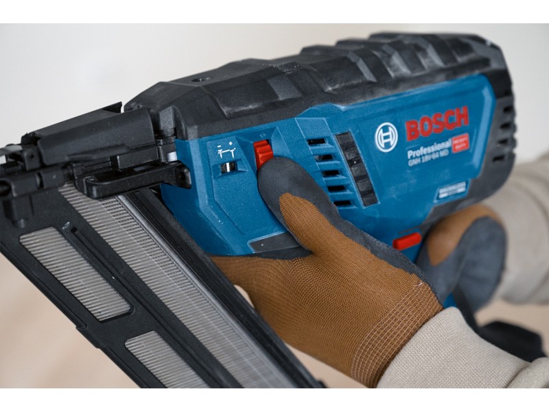 Akumulatorski žebljalnik za les Bosch GNH 18V-64 MD, 0601482201