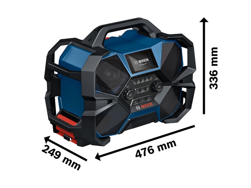 Akumulatorski radio Bosch GPB 18VH-6 SRC, 06014A6200
