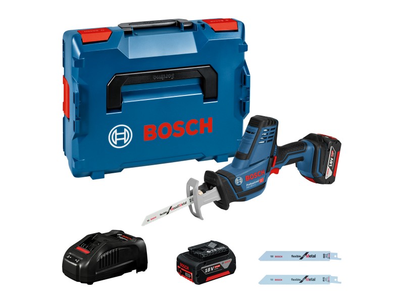 Akumulatorska sabljasta žaga Bosch, GSA 18 V-LI C, 2x5.0Ah, GAL1880CV, 28mm, 3.4kg, 06016A5002