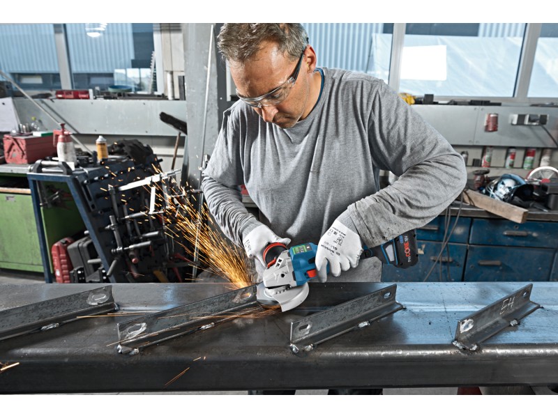 Akumulatorski kotni brusilnik Bosch GWX 18V-15 SC v L-Boxx, 125mm, M14, 2.3kg, 06019H6101