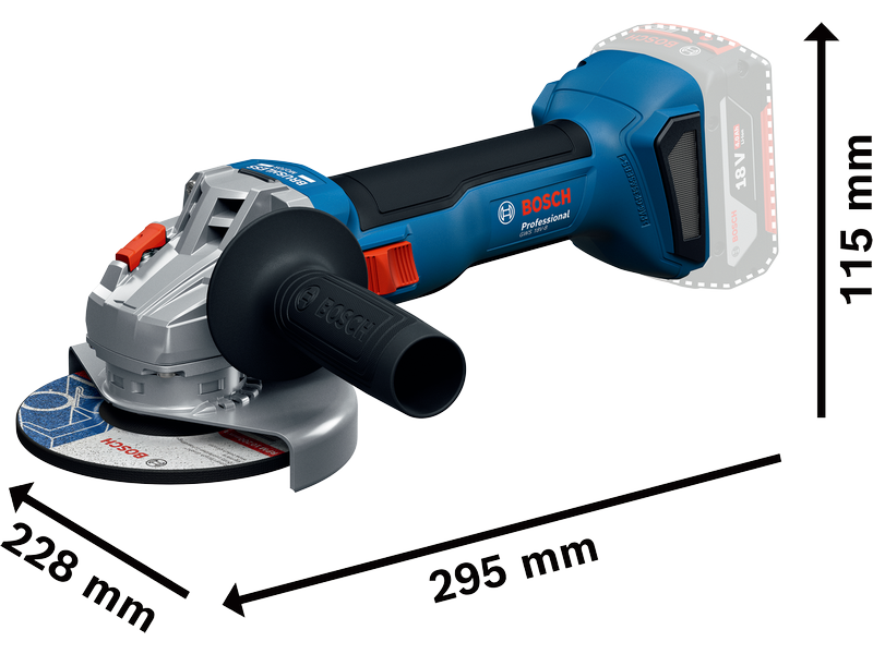 Bosch PRO Komplet 3 orodij 18 V: GSR + GBH + GWS + 2x GBA 5.0 Ah + GAL 18V-40, 0615A5009G