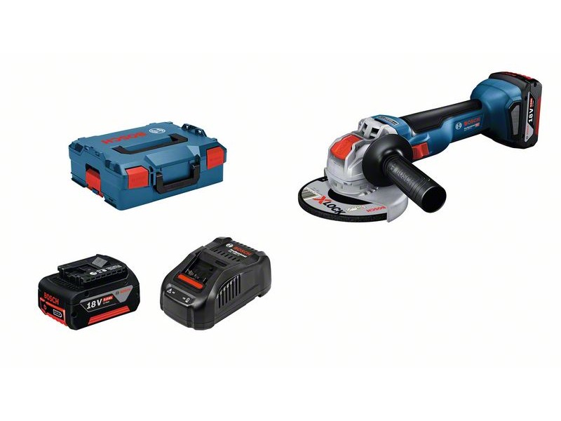 Akumulatorski kotni brusilnik Bosch GWX 18V-10, 18V, 125mm, 2kg, 06017B0102