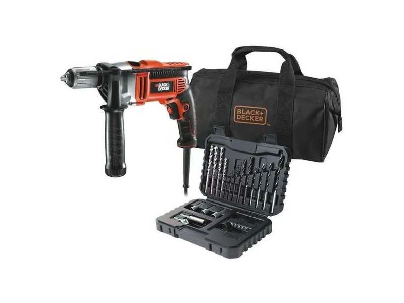 Električni udarni vrtalnik Black and Decker KR805S32, 800W, 13mm