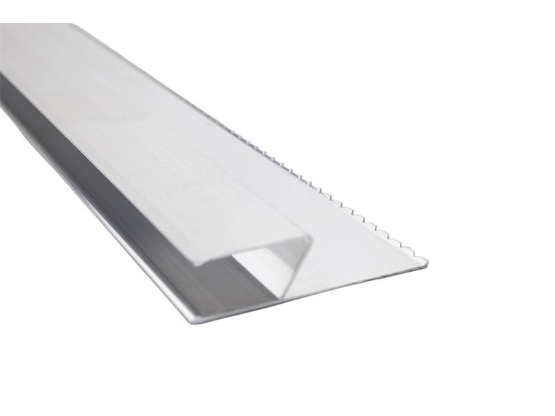 Letev aluminijasta H z zobmi KUBALA