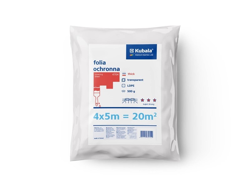 Folija za pokrivanje SUPER STRONG prozorna KUBALA