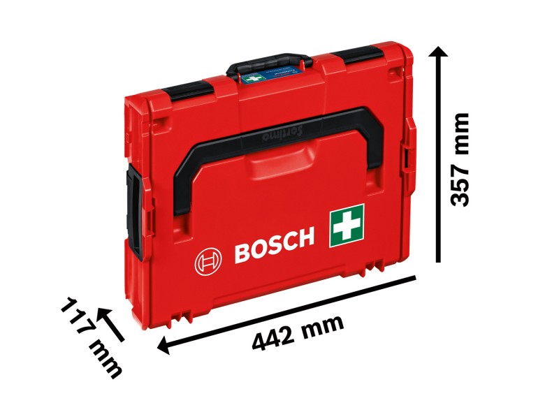 Komplet prve pomoči Bosch v kovčku L-BOXX 102, 1600A02X2R