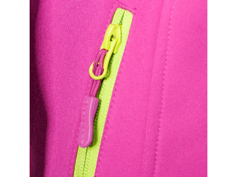 Ženska jakna iz SOFTSHELLA Lahti PRO s kapuco, vijolilično-zelena, S-3XL