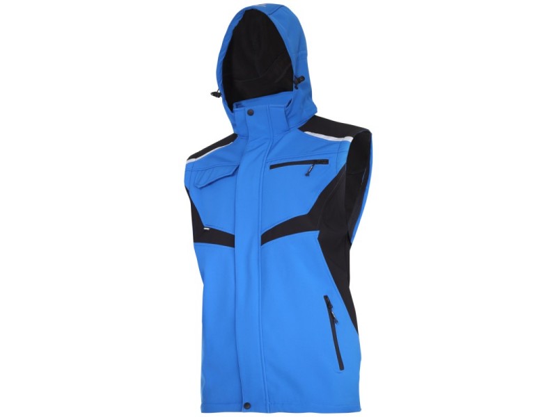 Jakna SOFTSHELL Lahti PRO s snemljivimi rokavi, modro-črna, S-3XL