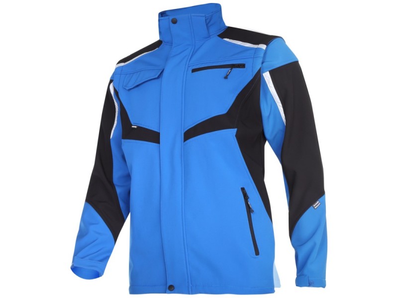 Jakna SOFTSHELL Lahti PRO s snemljivimi rokavi, modro-črna, S-3XL
