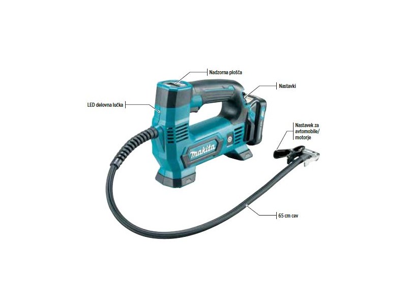 Akumulatorska zračna tlačilka Makita MP100DZ