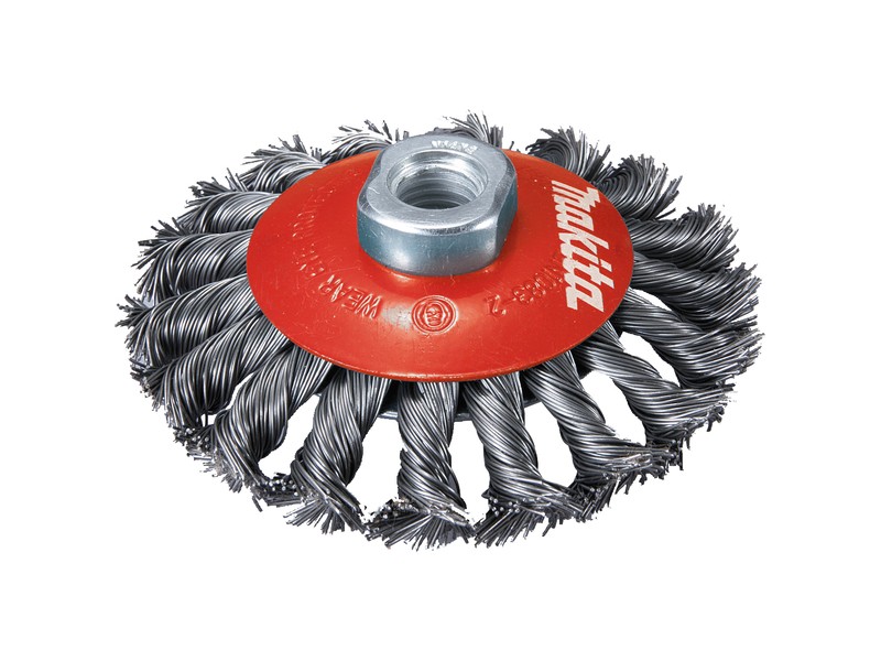 Stožčasta žična krtača Makita, P-04494