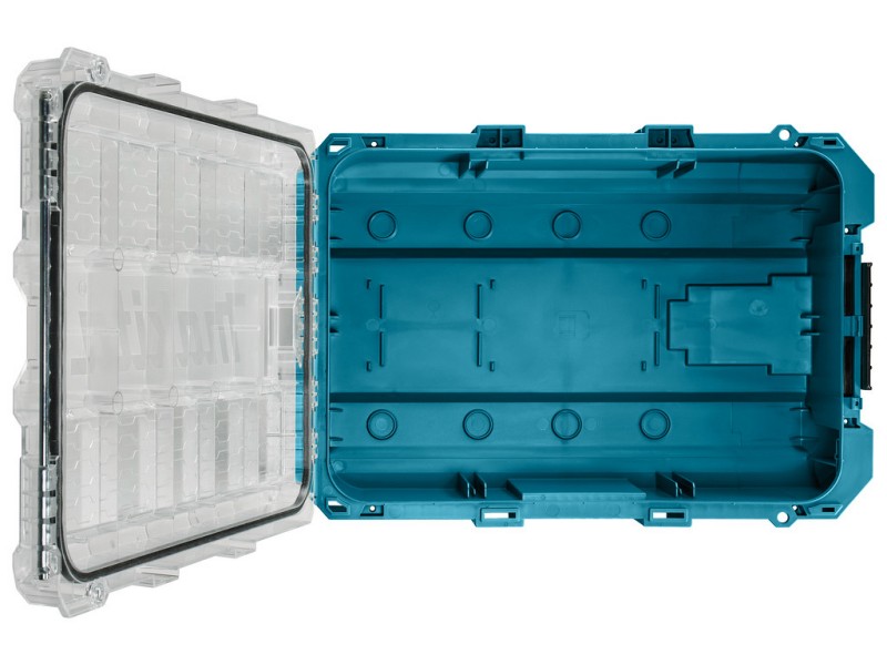 Globok srednji organizator Makita MAKTRAK s prozornim pokrovom, P-91045