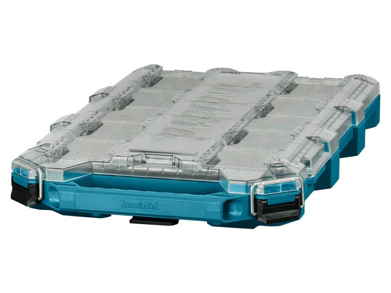 Nizek srednji organizator Makita MAKTRAK s prozornim pokrovom, P-91051