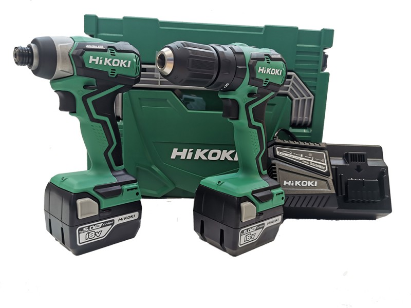 Akumulatorski udarni vijačnik Hikoki DV18DD + Hikoki Akumulatorski vijačnik WH18DD