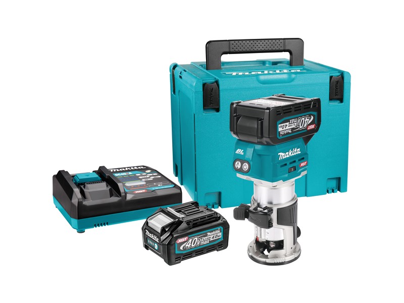 Akumulatorski rezkalnik Makita RT001GM210