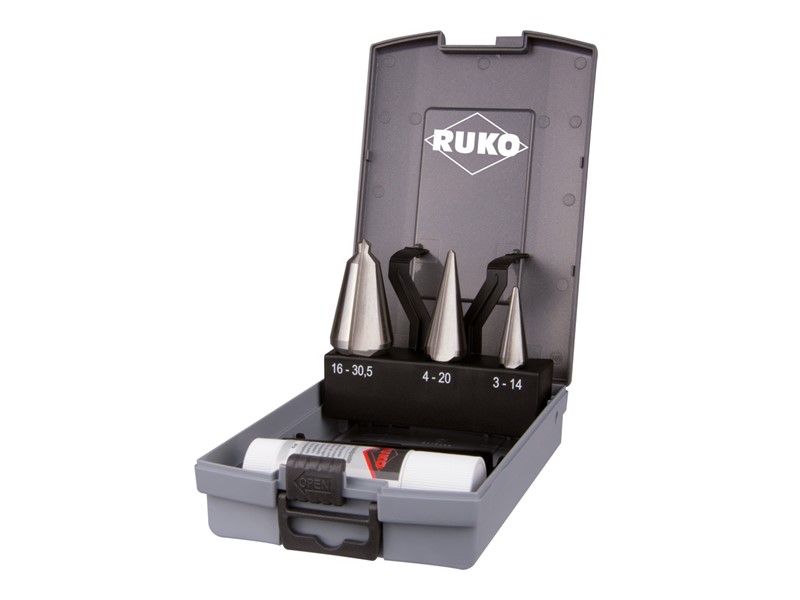 4-delni set koničnih svedrov RUKO, HSS, 101020RO