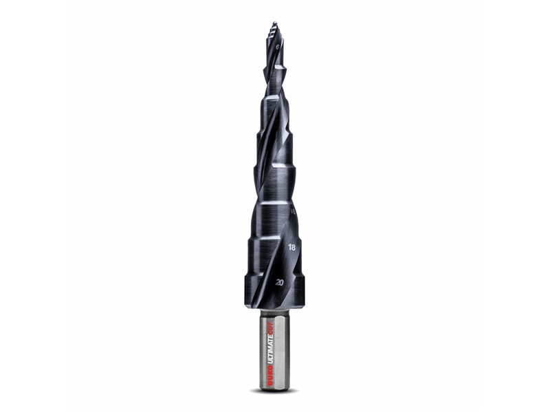 Večnamenski stopničasti sveder RUKO, ULTIMATECUT, Multidrill, FLOWSTEP, HSS, RUnaTEC, 101683P
