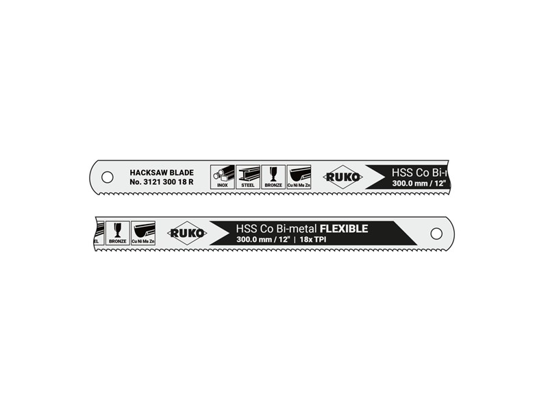 Žagin list za ročno žago RUKO, HSS-Co 5 / bimetal, Bihart cobalt, 312130024R