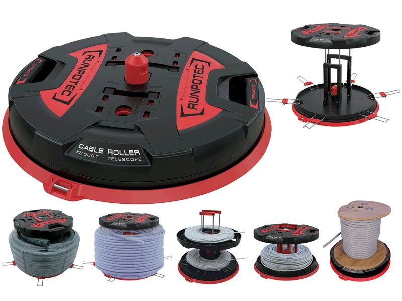 Podstavek za kabelske kolute XB500 t RUNPOTEC