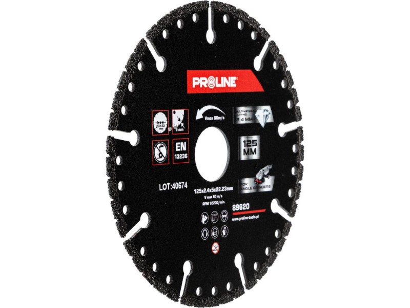 Diamantni segmentiran disk Proline MULTI-MATERIAL 125 mm, 89620