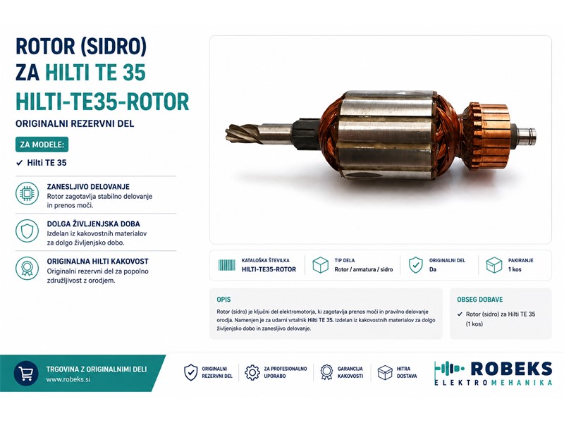 Rotor (armatura) za Hilti TE 35, 316172