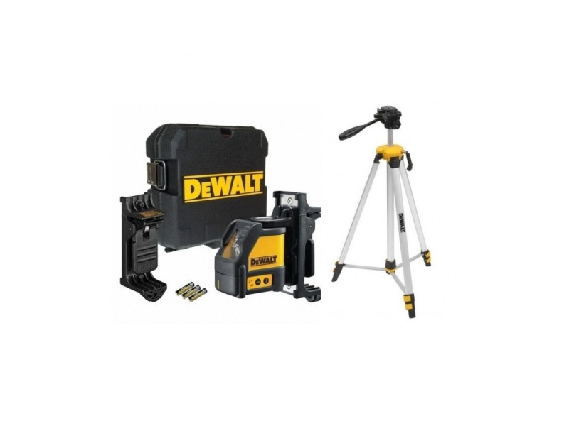 SET križno linijski laser Dewalt DW088K + stojalo za laser Dewalt DE0881T