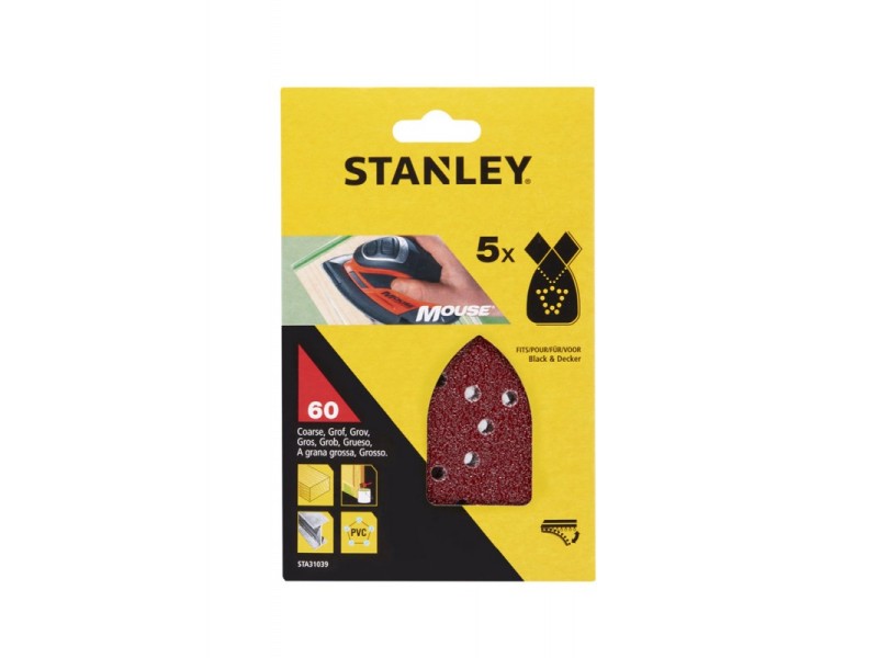 Brusni papir Stanley, Zrnatost: 60, STA31039