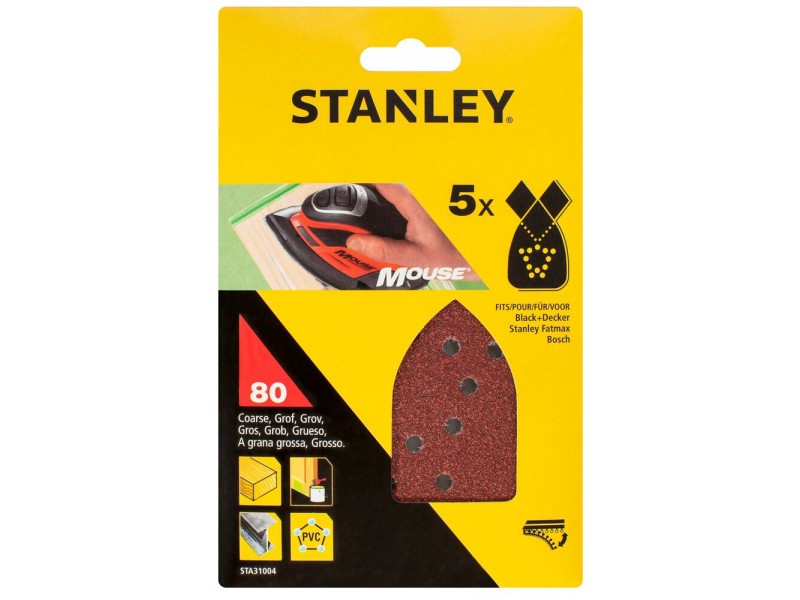 Brusni papir Stanley, Zrnatost: 80, STA31004