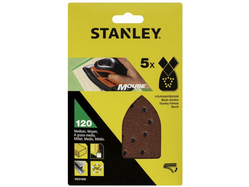Brusni papir Stanley, Zrnatost: 120, STA31009