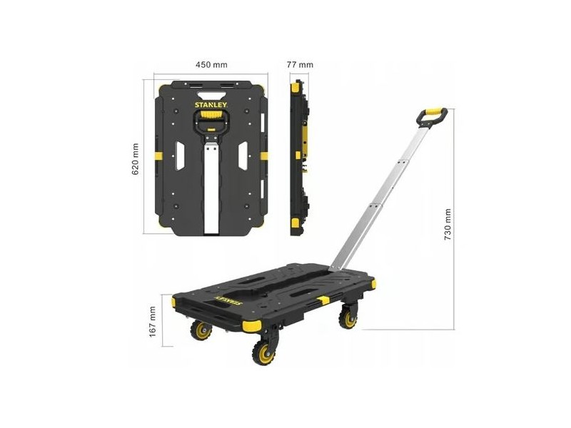 Zložljiv transportni voziček Stanley SXWT-PC532 SP