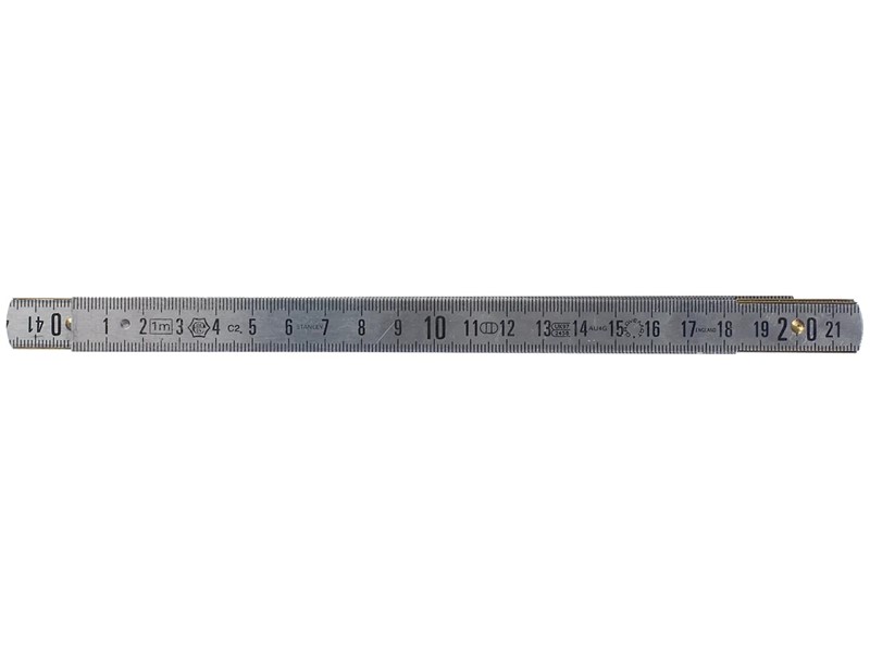 Zložljivi aluminijasti meter Stanley 1 m