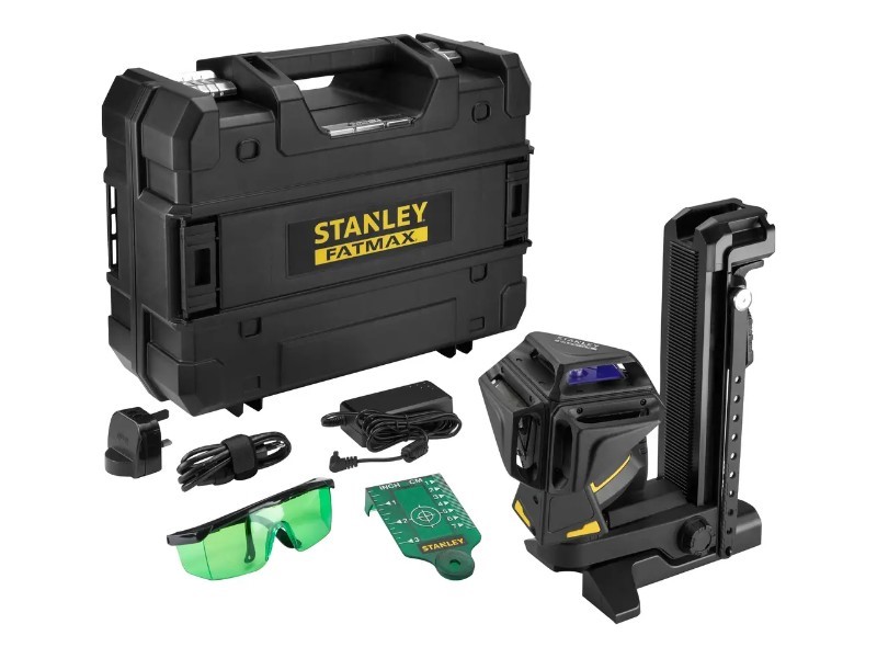 Laser Stanley FATMAX X3G, 3 x 360°, zelen žarek