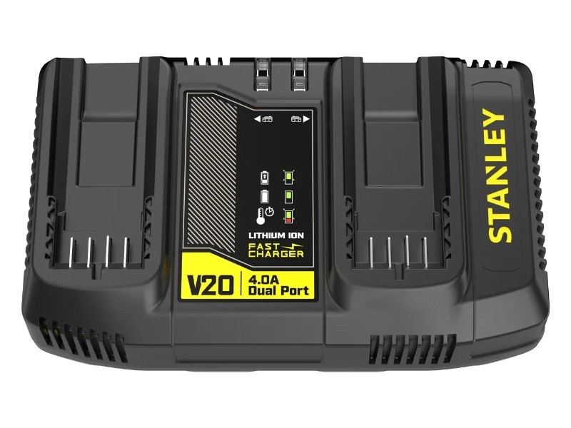 Dvojni polnilnik Stanley FATMAX V20 18 V, 4 A