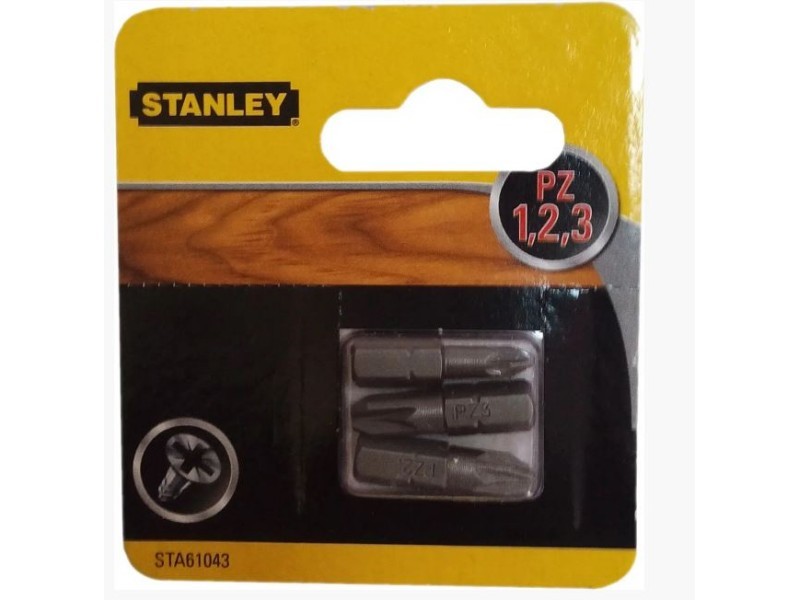 Vijačni nastavki 25 mm Stanley